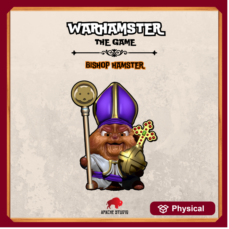 Warhamster The Game: BISHOP HAMSTER