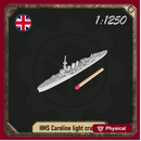1/1250 HMS Caroline light cruiser