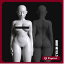 Sub Series 99b - Naked & Kneeling Female Prisoner Slave