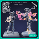 Shainda The Bard - Idle and Action Pose - STL only