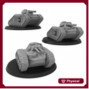 Smol Lunar Auxilia Squalo Light Tank - Presupported