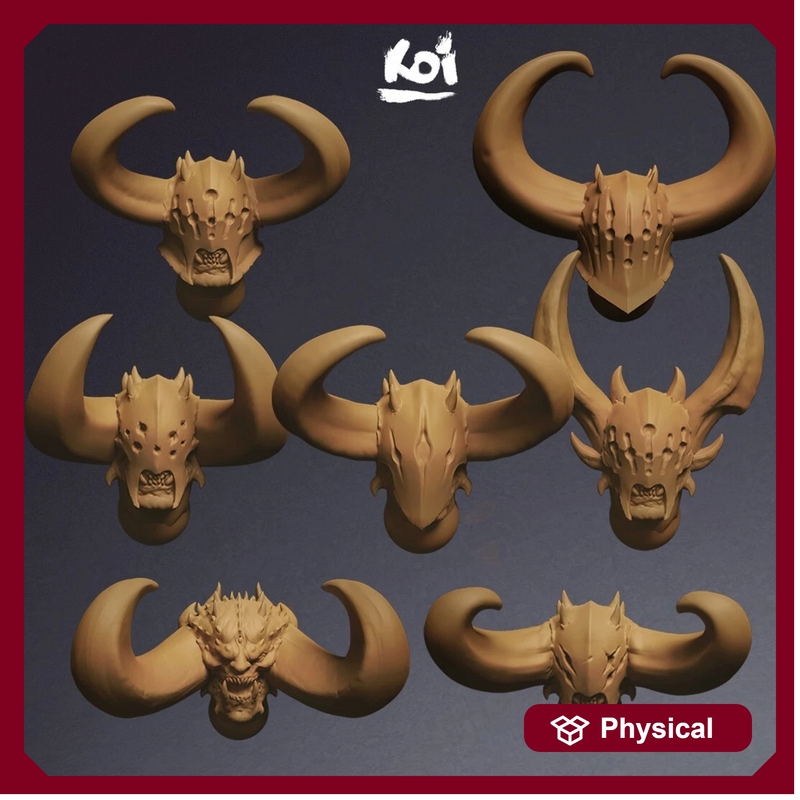 Gorelcaw Raiders - Miniature Heads