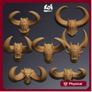 Gorelcaw Raiders - Miniature Heads