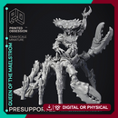 Queen of the Malestrom - Elemental Boss - PRE SUPPORTED - D&D - 32mm
