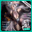 Arkilia Pin Up - 75 and 120mm (Presuported) - STL only