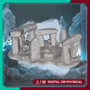 Ritual Rocks - Terrain Feature Set STL, DnD & Wargaming Scenery