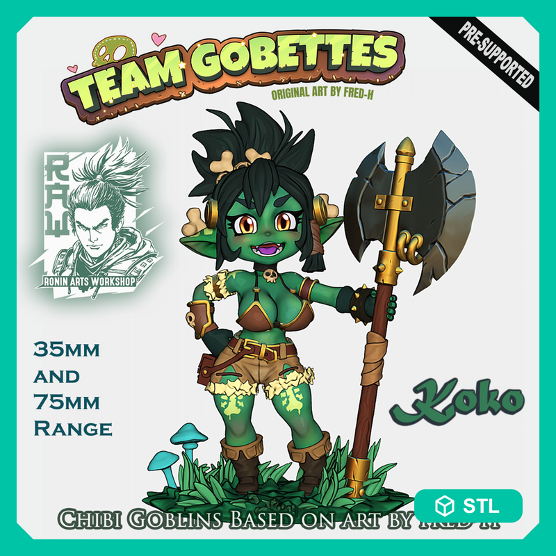 Chibi Goblin - Koko - STL only - Only-Games