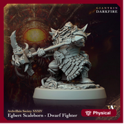 Dwarf Fighter, Paladin, Artificer Resin Miniatures | Dungeons & Dragons | 28mm, 32mm,54mm,75mm,100mm Scale | Pathfinder | Archvillain games - Only-Games