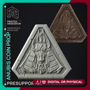 Anubis Coin - Prop - Side Quest Shop -  PRESUPPORTED - Illustrated - 32mm scale