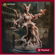 Fae Female Druid Circle of Land PC / NPC Miniature | 28mm, 32mm,54mm,75mm, 100mm Scales | Dungeons and Dragons  5E | Dm Stash - Only-Games