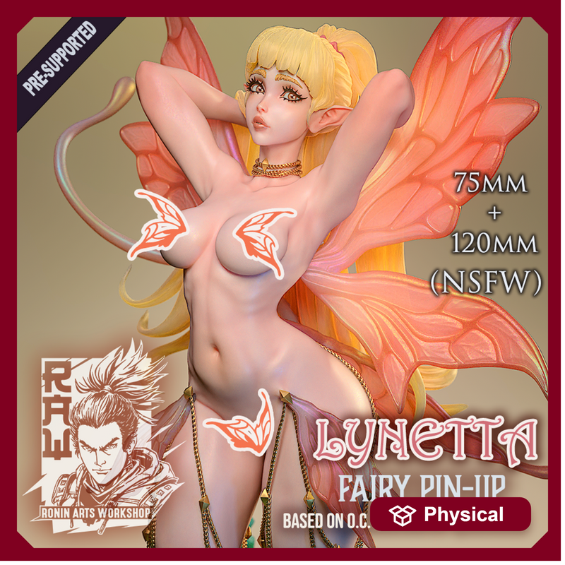 Lynetta - Fairy Pin-Up NSFW - 75mm