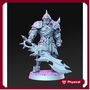 Fighter | Paladin| Miniatures | Kalkhan | Heavy Armor | Dungeons and Dragons | 28mm and 32mm | Pathfinder | Figure for Painting | Fighter| - Only-Games
