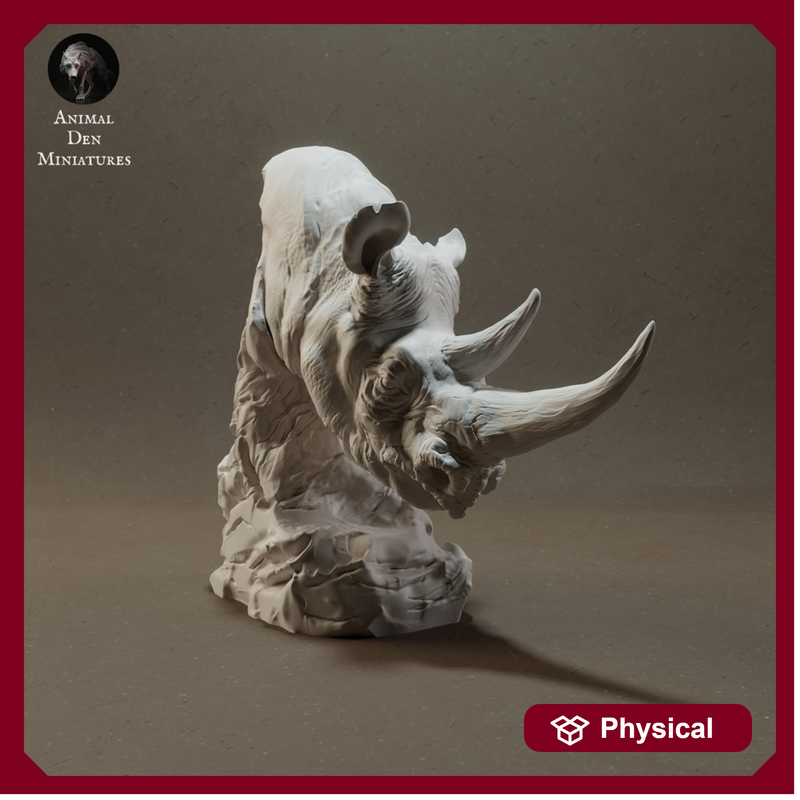 Black Rhino Bust