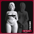 Sub Series 96a - Naked & Bound Kneeling Female Prisoner Slave