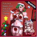 Polina (Xmas Elf) Pin Up NSFW - 75mm