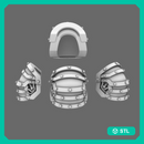Space Knights V1 Exterminator Shoulder Pads Type A