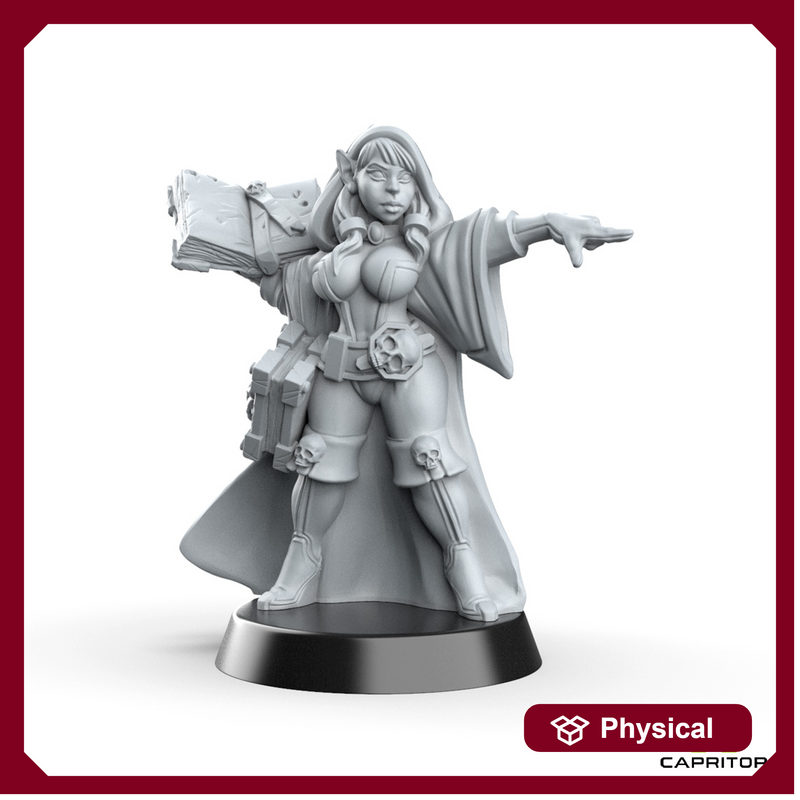 "Oriana" Eleven Necromancer - 28mm Scale - Only-Games