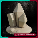 Crystal 4 - Fantasy Terrain STL, DnD & Wargaming Scenery