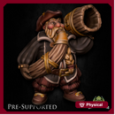 Emrdard Singstone [PRE-SUPPORTED] Bard Dwarf Musician