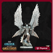 Male Celestial Angel, Solar, Deva | 28mm, 32mm, 75mm Scales | Dungeons and Dragons 5e figure | Pathfinder | Archvillain Games - Only-Games