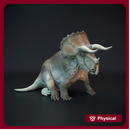 Triceratops resting dinosaur
