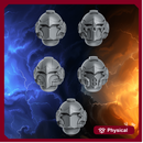 Dismembers Heads Set x5