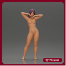 Naked girl posing confidently