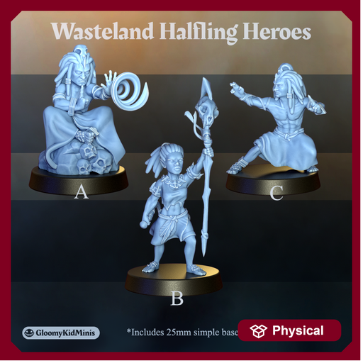 Wasteland Halfling Heroes - Only-Games
