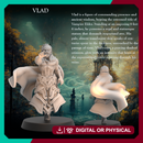 Vampire Elder Vlad - Vampire Lord Ancient Vampire Elder– Undead Sorcerer - 32mm - Heroic scale