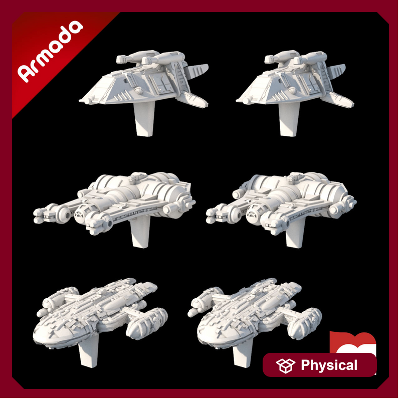 (Armada) Rebel Alliance Transports Set I