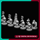Mario Bros Chess - 2cm Squares