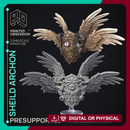 Shield Archon - RP Item & Summon -  PRESUPPORTED - Illustrated and Stats - 32mm scale