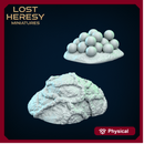 Lava Creature and Eggs