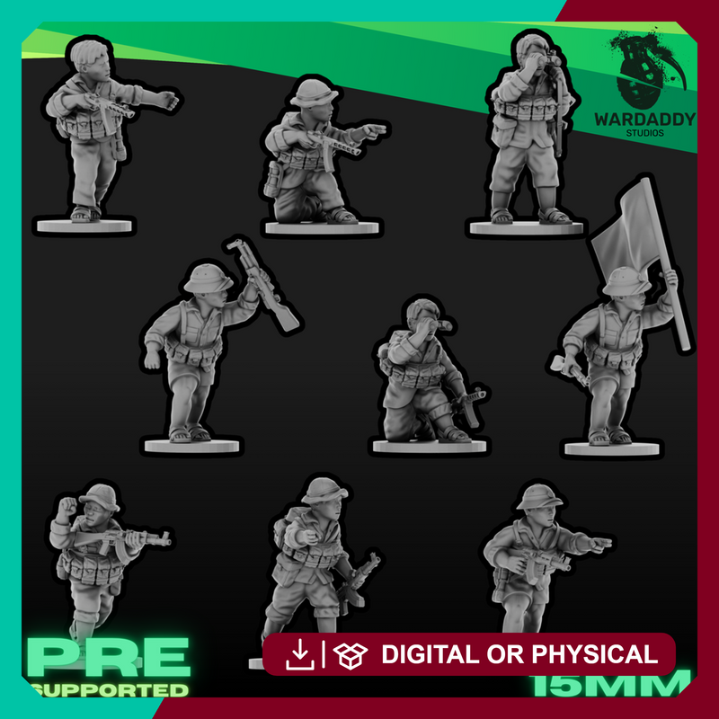 Vietnam Viet Cong Leaders Set (15mm+)