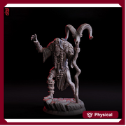 Circle of the Moon Druid, Cleric PC NPC | Resin Miniature 28mm,32mm,54mm,75mm,100mm Scale | Dungeons and Dragons 5e, Pathfinder | - Only-Games