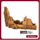 Ruined Medieval Church - Time Warp - Printable Scenery