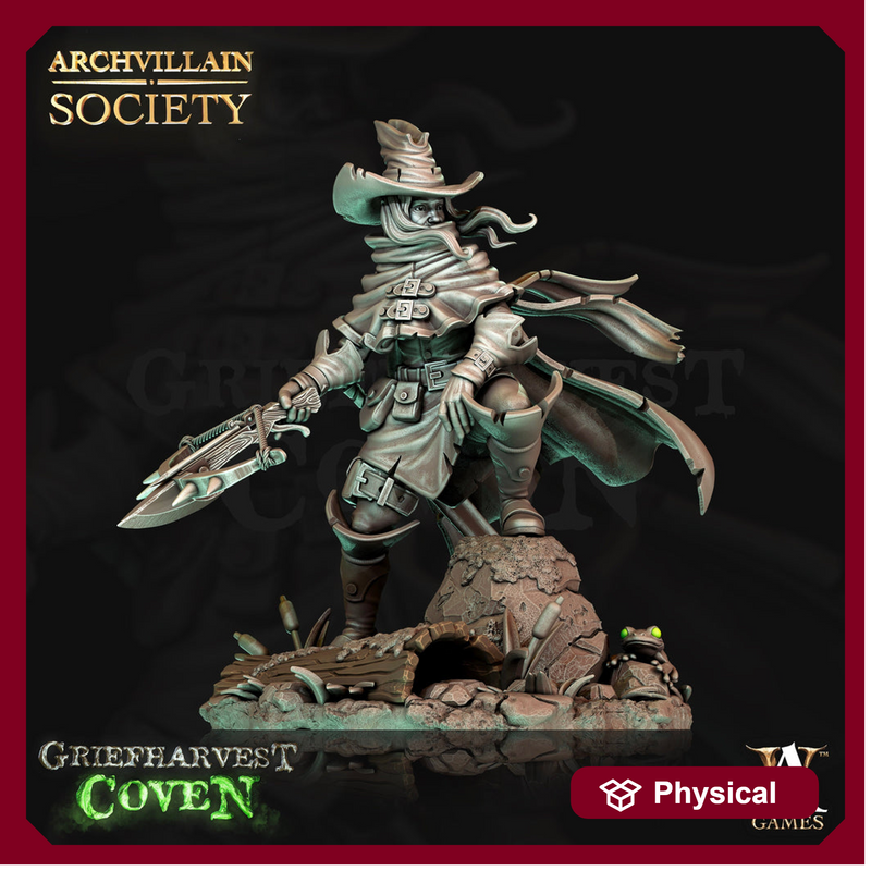 Human Witch Hunter Fighter Inquisitor Eldritch Knight | Monster Slayer Ranger, Hexblade | 28mm,32mm,75mm Scale | Figurine mini - D&D 5e - Only-Games