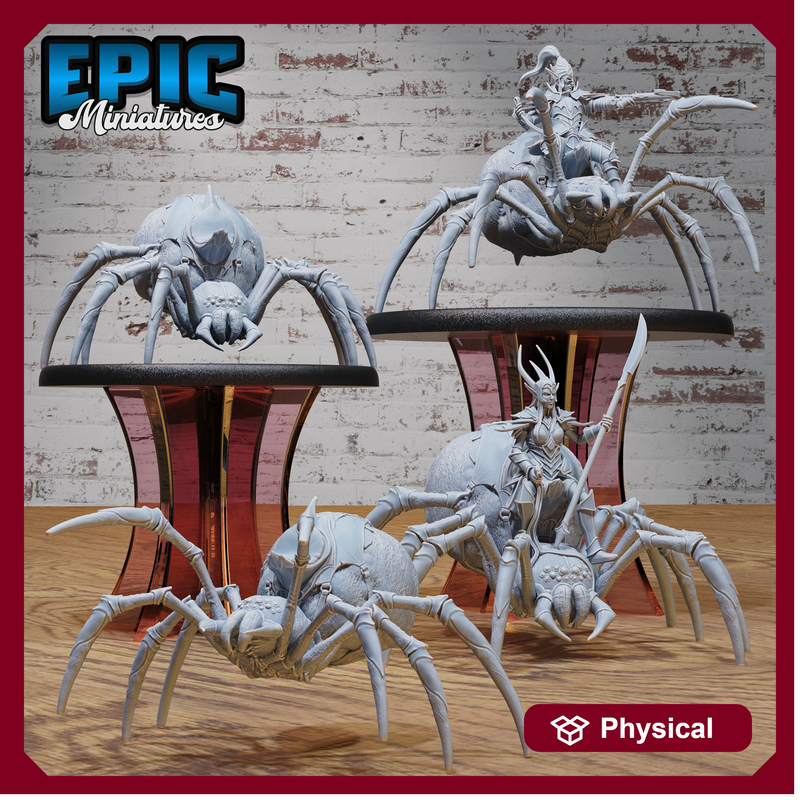 Dark Elf Spider Mount Rider Set - Only-Games