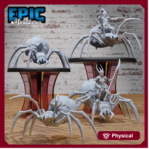 Dark Elf Spider Mount Rider Set - Only-Games