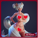 FOX GIRL / 5-TAILED KITSUNE / A