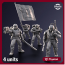 Command squad. Sandshroud battalion. Imperial Guard