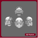 Space Knights V10 Helmet Type 251101 X 10
