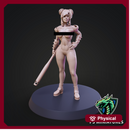 Cyberpunk Scrapper Girl Pose 1 Pinup