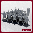 Archers on Foot - Complete Regiment - 34mm