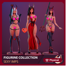 FIGURINE COLLECTION / SEXY IMPS / 3 PIECES