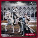 King Arvelon - On Foot and Mounted