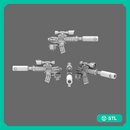 Space Knights AR Style Huntsman Rifle RIGHT