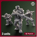 Snipers. Sunscorch Regiment. Imperial Guard