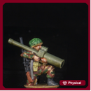 10 & 15mm British Infantry in Helmets with Blowpipe Launchers (10 models)