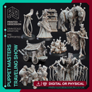 Puppet Masters show - 12 Models with stats and illustrations - Pre supported